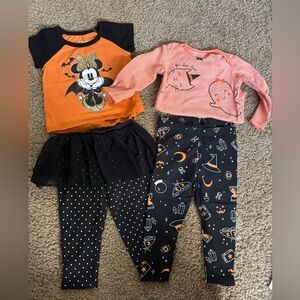 Carter's Black and Orange Toddler Outfit